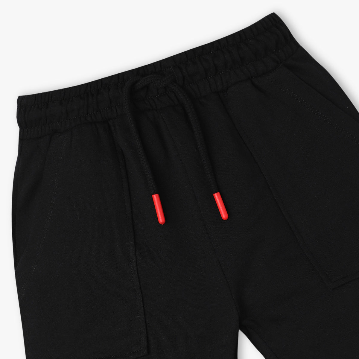 Boys Solid Cotton Shorts