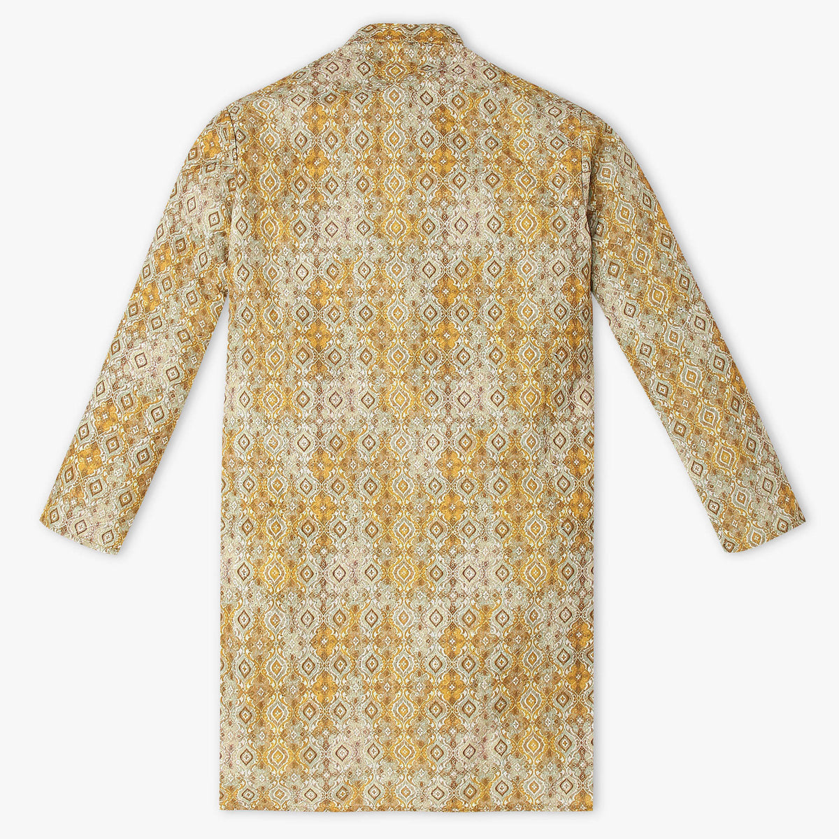 Boys Embroidered Kurta with Pant Set