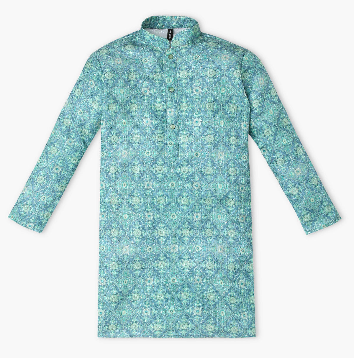 Boys Embroidered Kurta with Pant Set