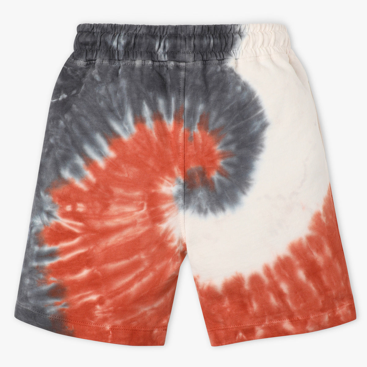 Boys Regular Fit Tie - Dye Knee Length Mid Rise Shorts
