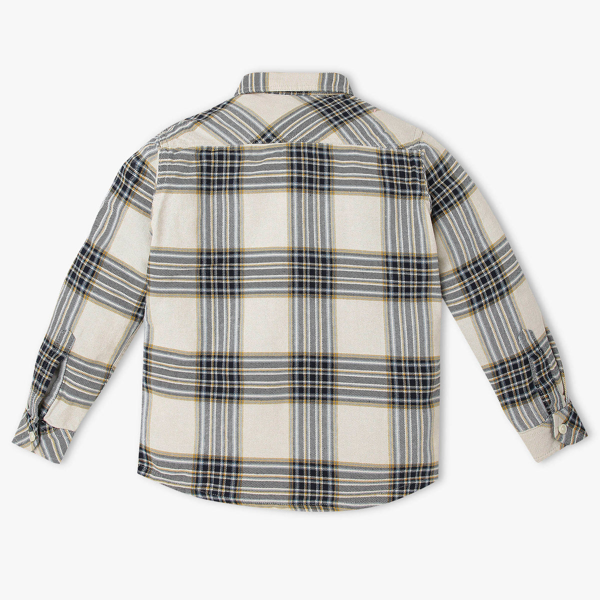 Boys Cotton Checkered Shirt