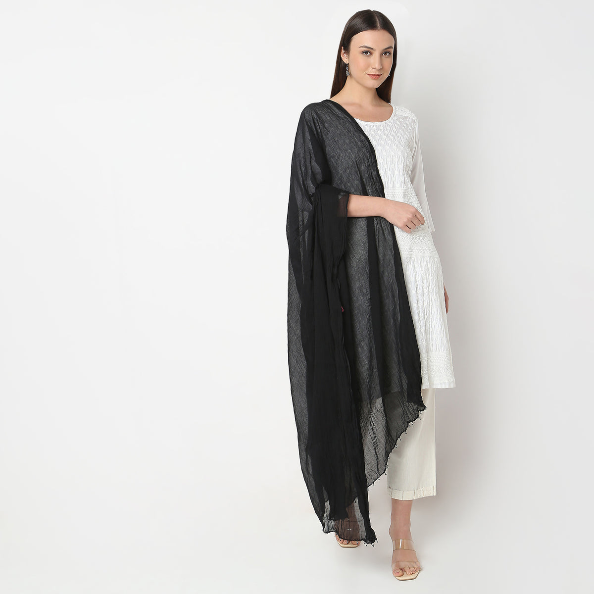 Cotton Solid Core Dupatta