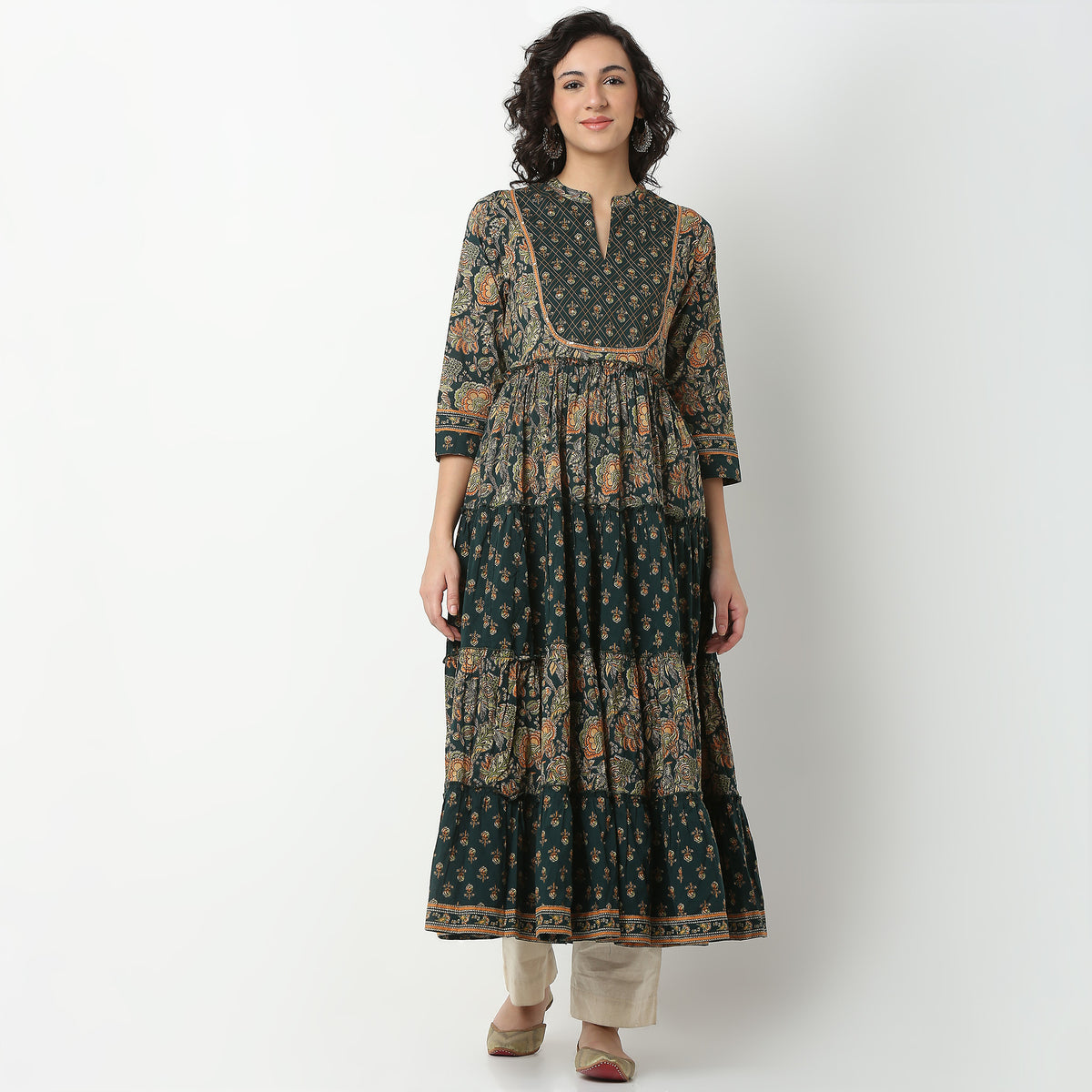 Printed Cotton Fabric Kurta