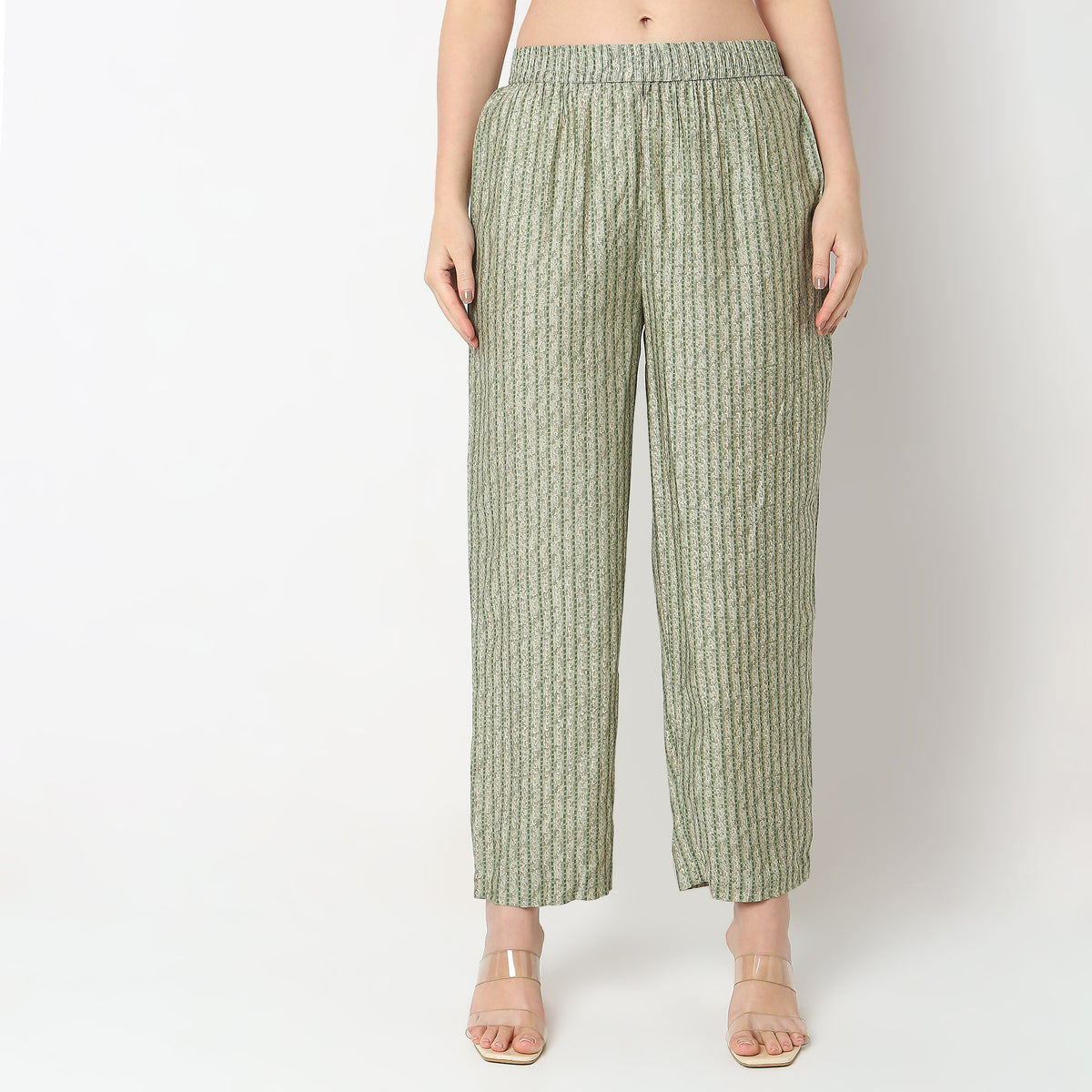 Flare Fit Printed Kurta with Pant Set