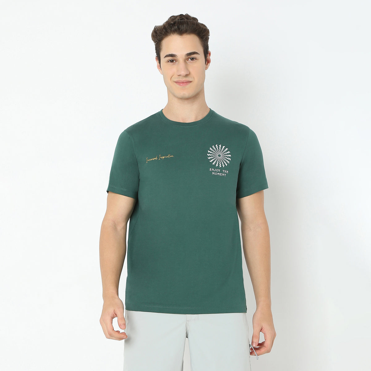 Graphic Crew Neck Modern Home T-Shirt