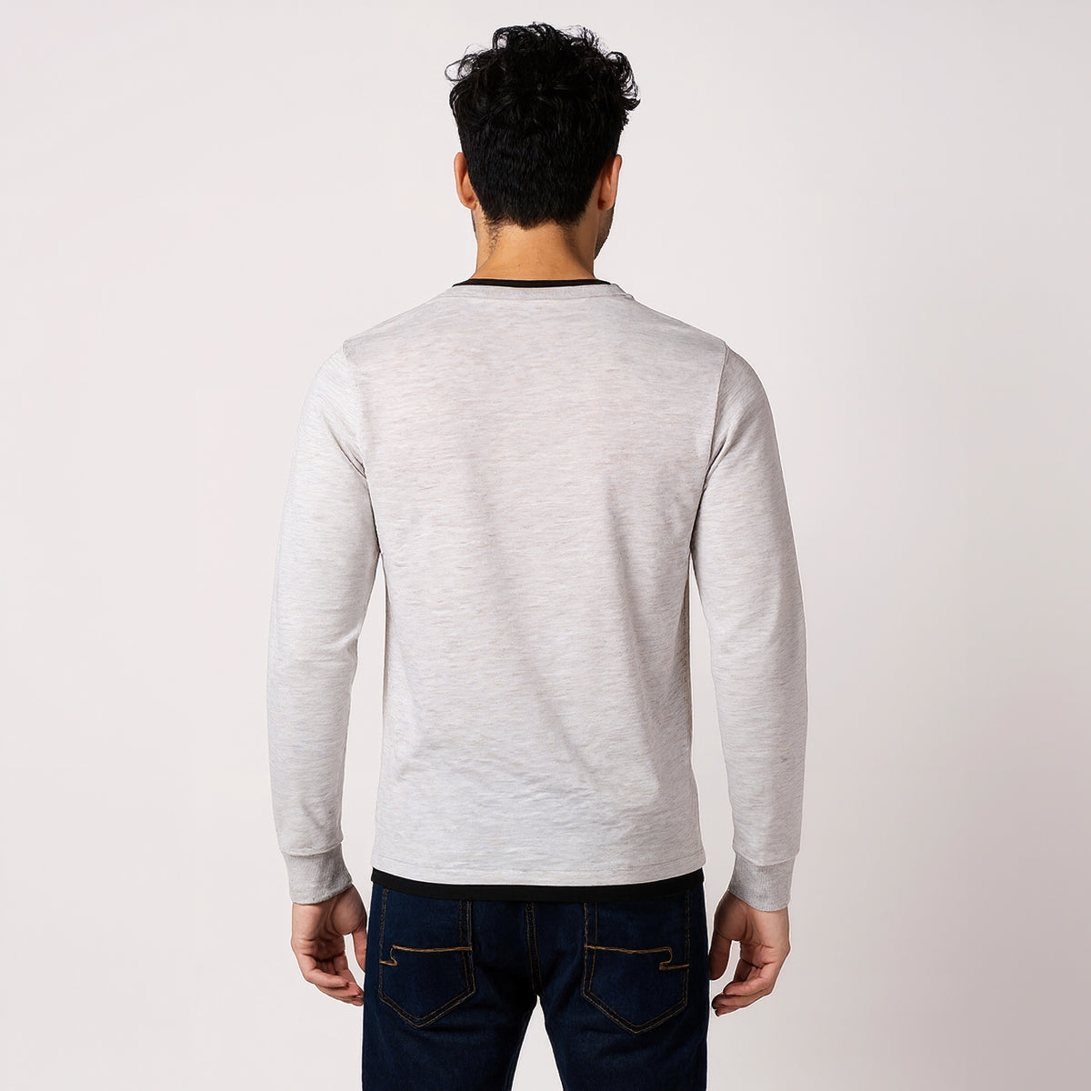 Henley Neck Cotton Polyester T-Shirt