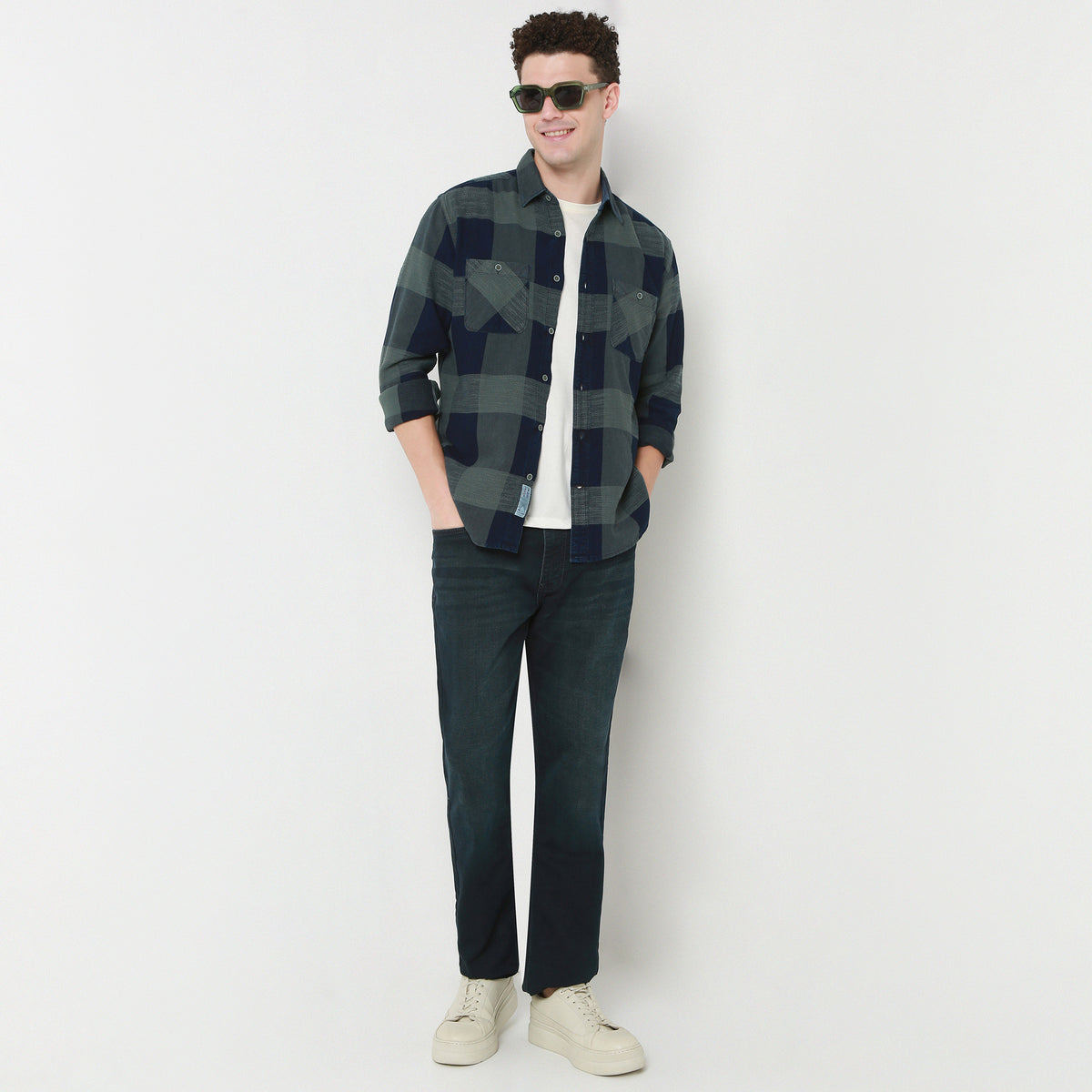 Cruiser Indigo Checkered  Shirt