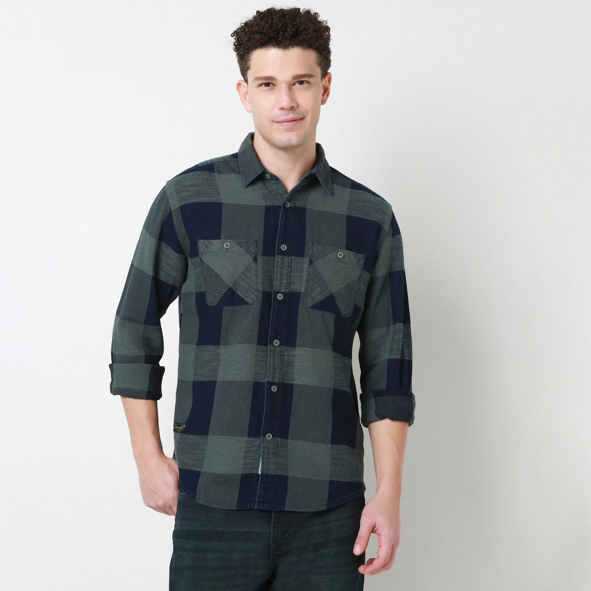 Cruiser Indigo Checkered  Shirt