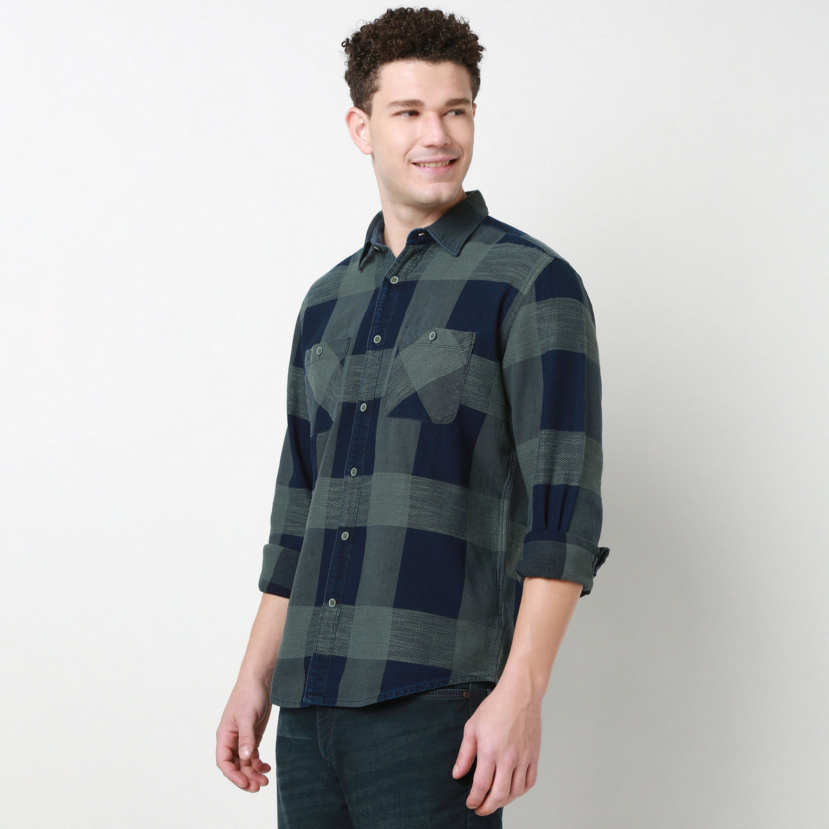 Cruiser Indigo Checkered  Shirt