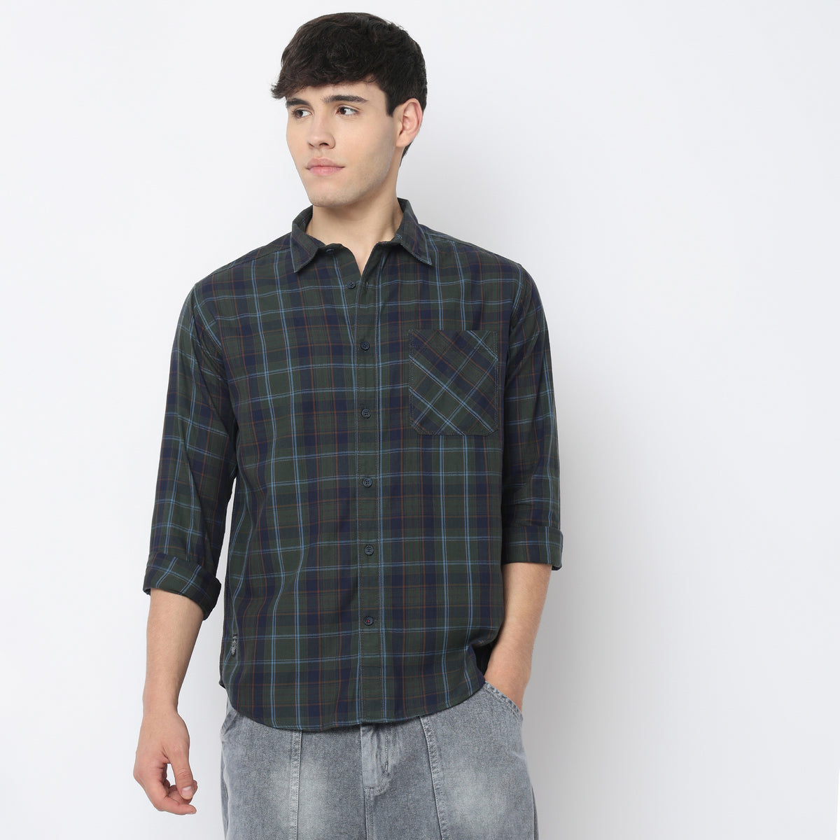 Cotton Checkered Ranger Shirt
