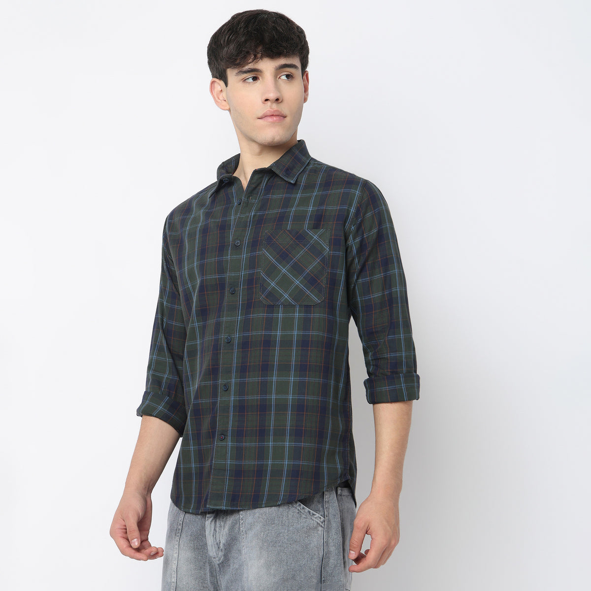 Cotton Checkered Ranger Shirt
