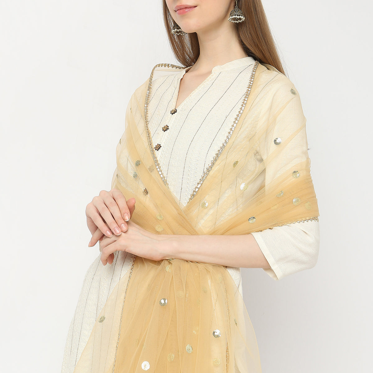 Polyester Embellished Dupatta