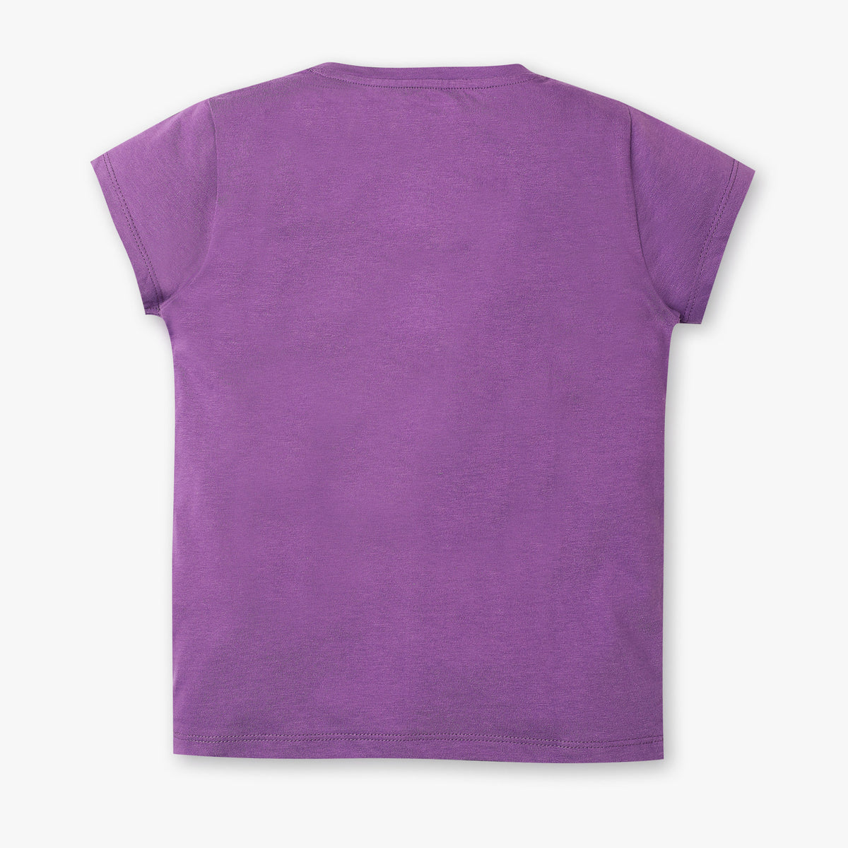 Girls Regular Fit Graphic Crew Neck T-Shirt