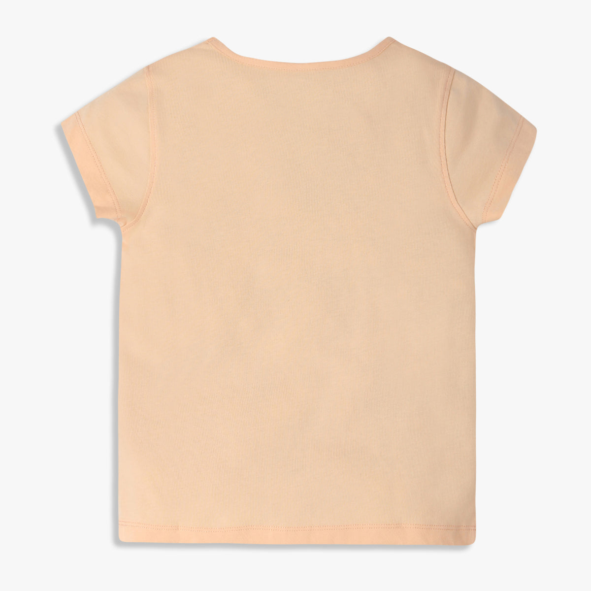 Girls Regular Fit Graphic Crew Neck T-Shirt