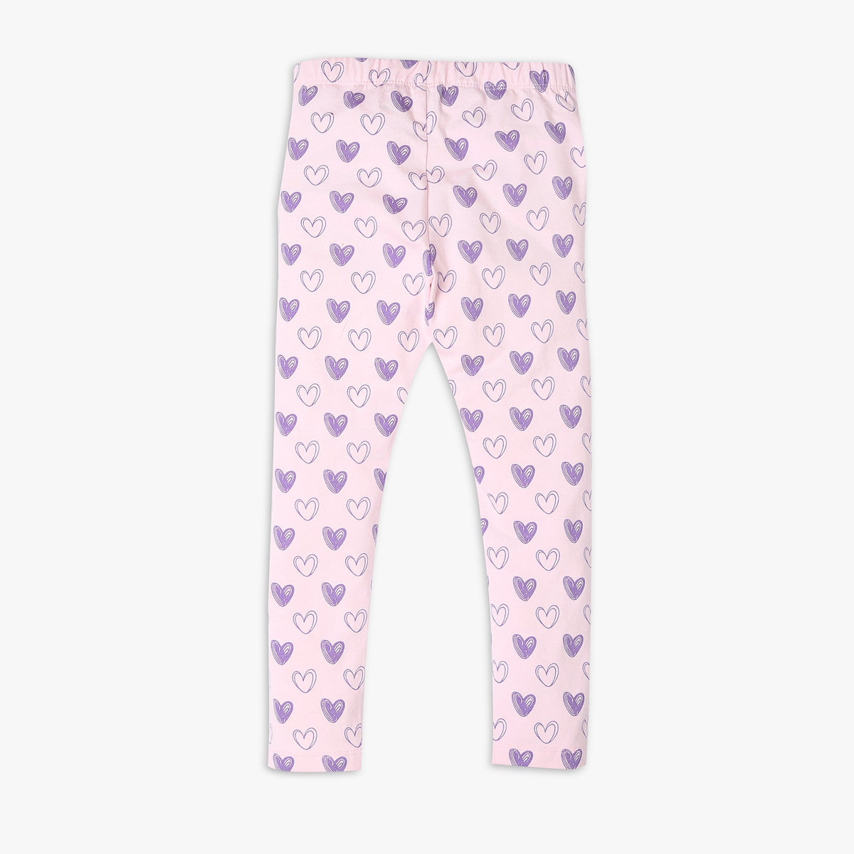 Girl's Skinny Fit Printed Mid Rise Leggings