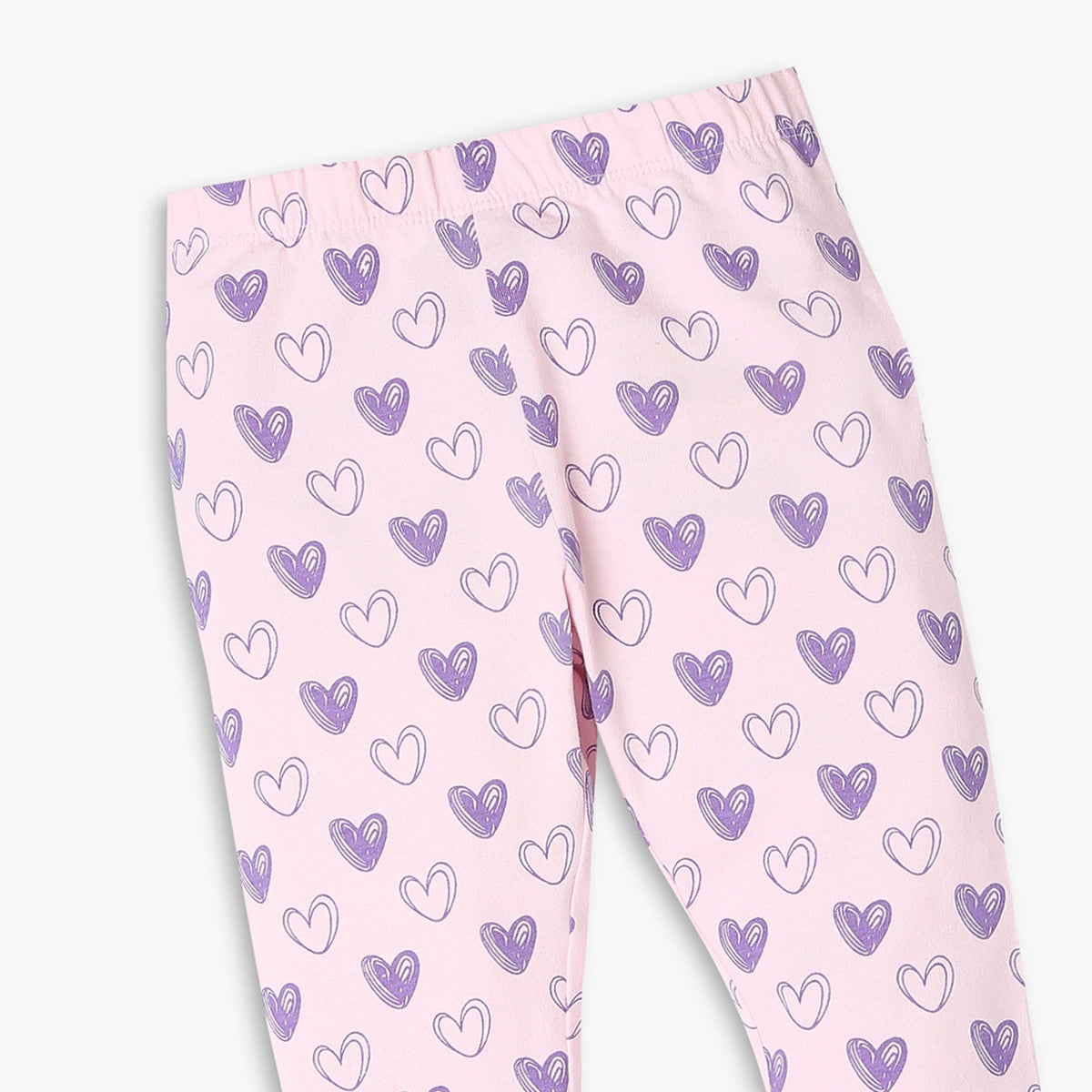 Girl's Skinny Fit Printed Mid Rise Leggings