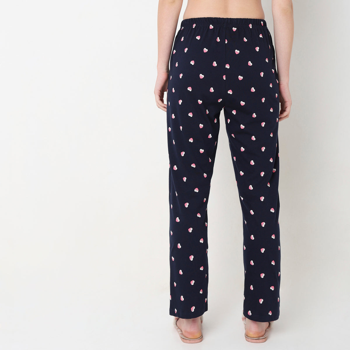 Regular Fit Printed Mid Rise Pyjamas