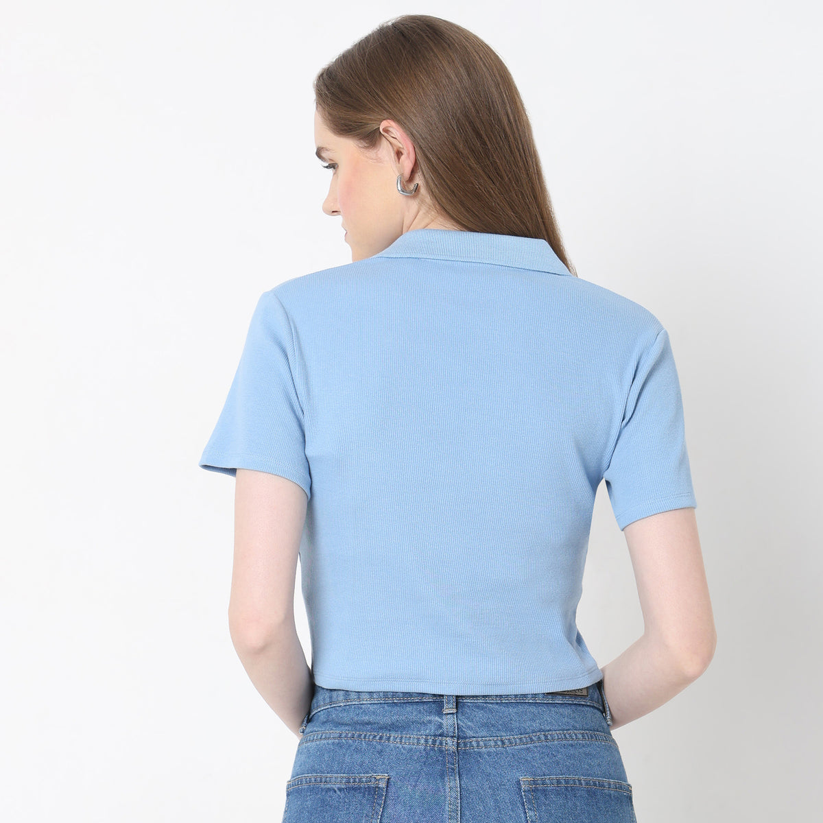 Skinny Fit Solid T-Shirt