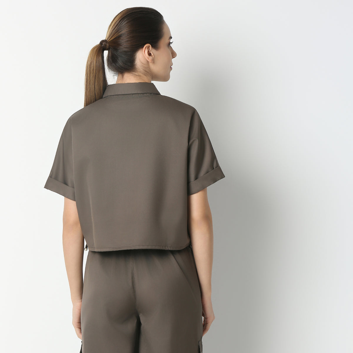 Regular Fit Solid Shirt