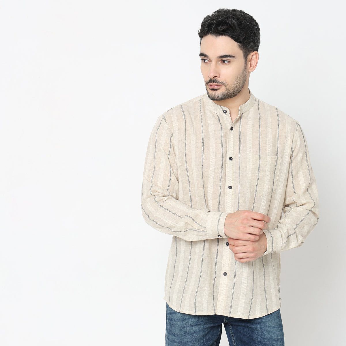 Regular Fit Striped Shirt