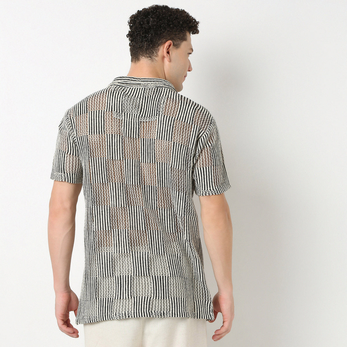 Relaxed Fit Cuban Lace Shirt