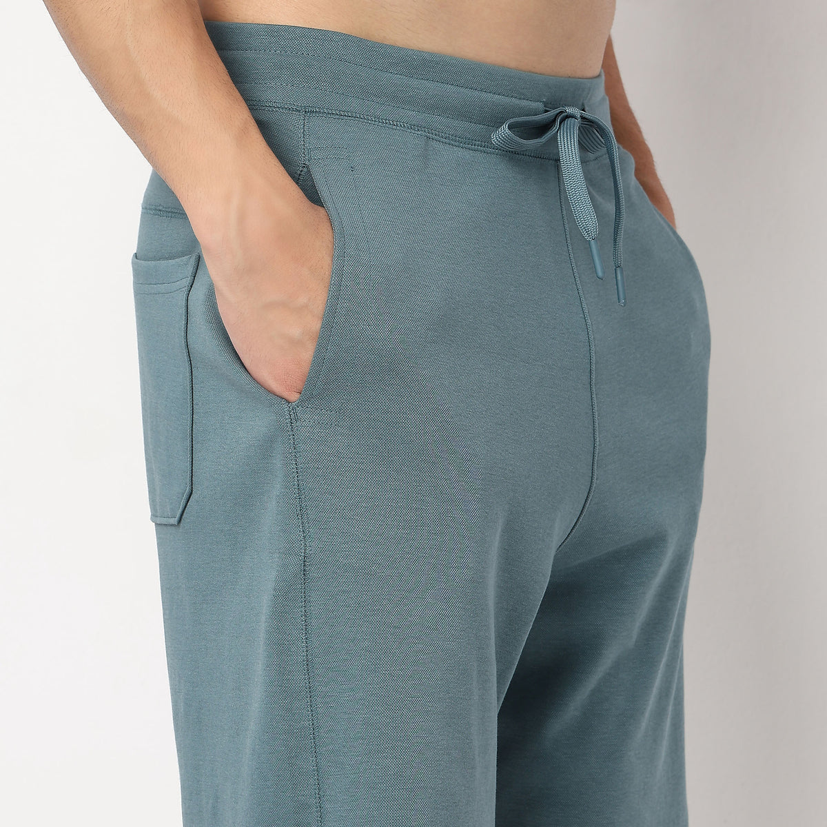 Solid Knee Length Shorts