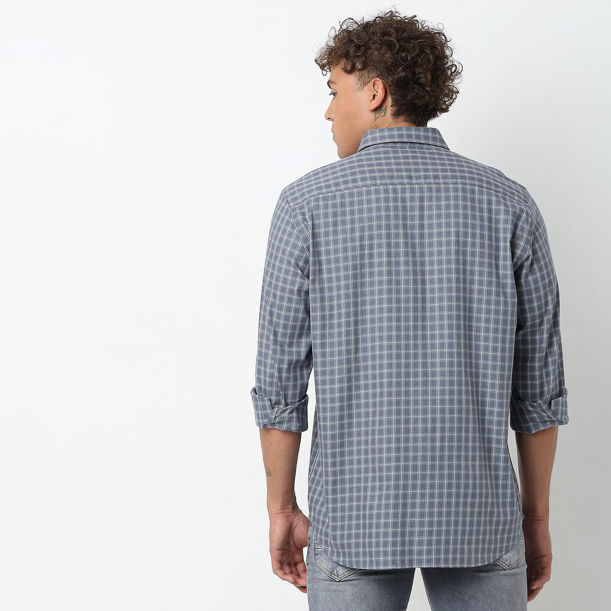 Regular Fit Checkered Shirt