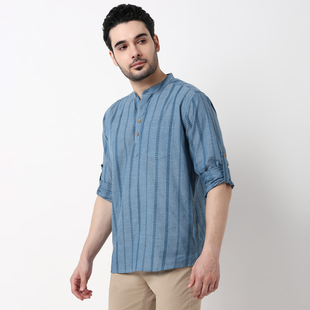 Dobby Short Kurta
