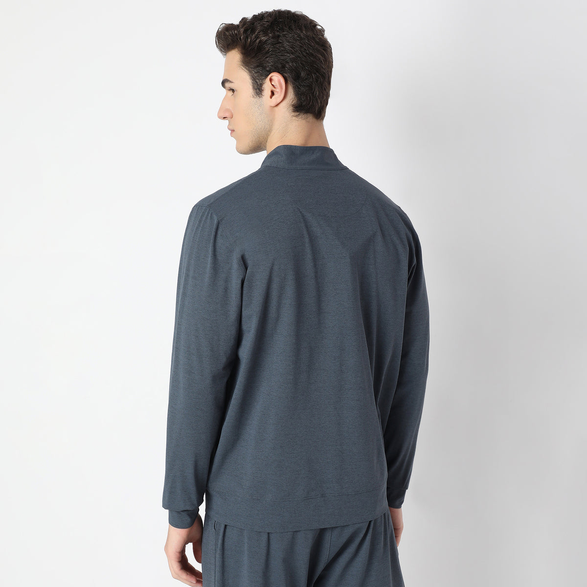 Air jack Solid High Neck Jacket