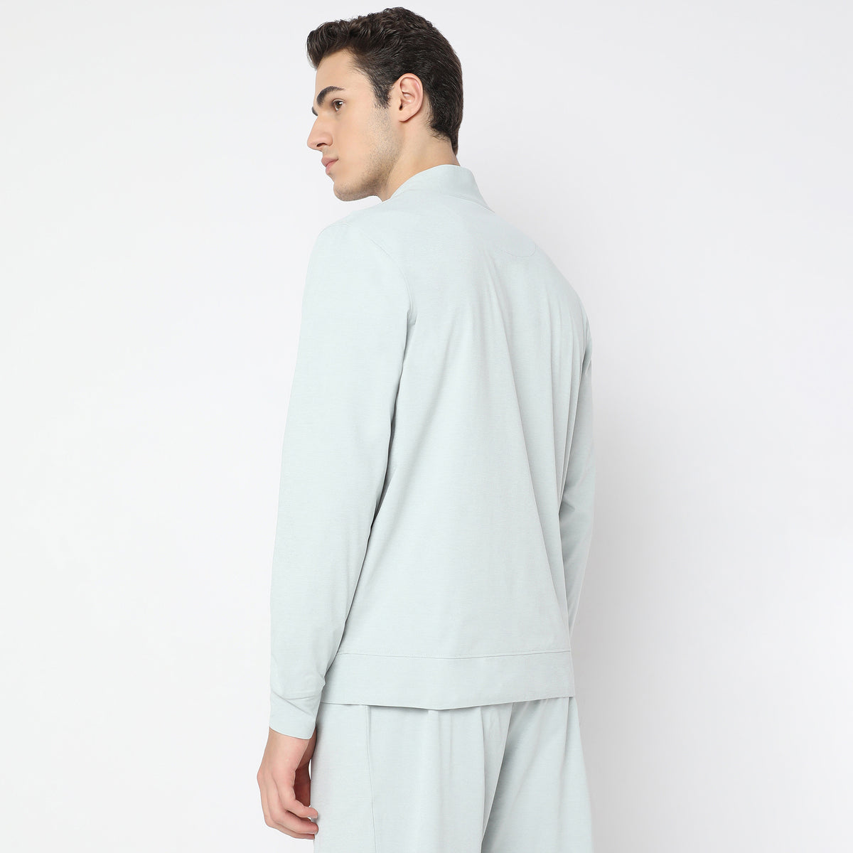 Air jack Solid High Neck Jacket