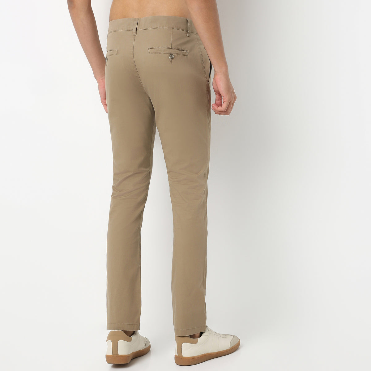 Solid Ankle Length Elemental Chinos