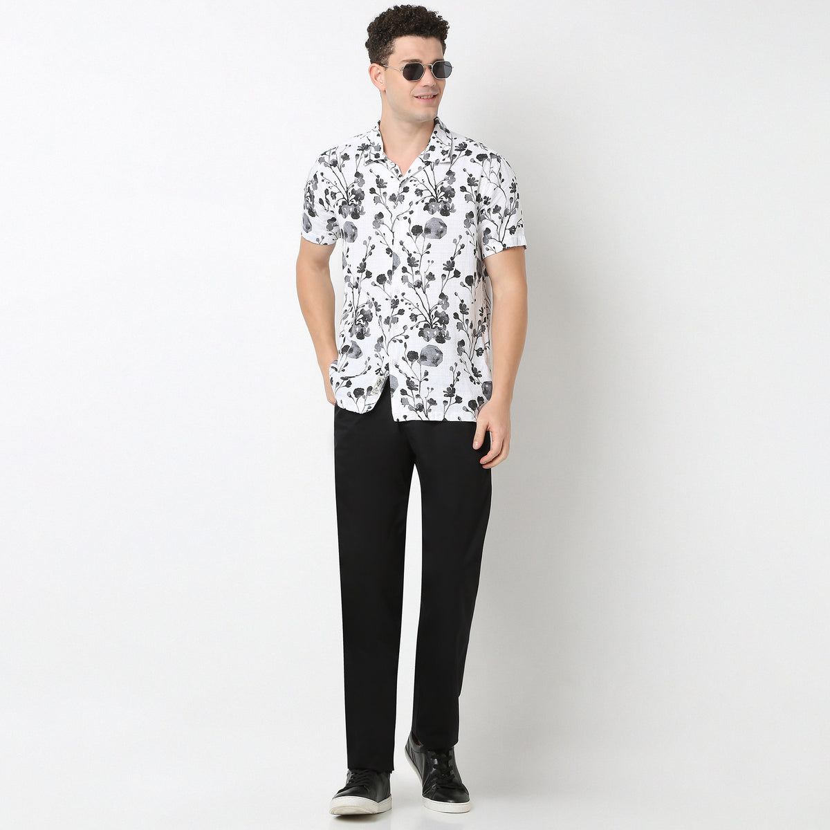 Half Sleeve Printed Retreat Shirt