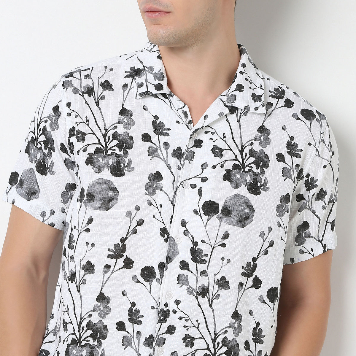 Half Sleeve Printed Retreat Shirt