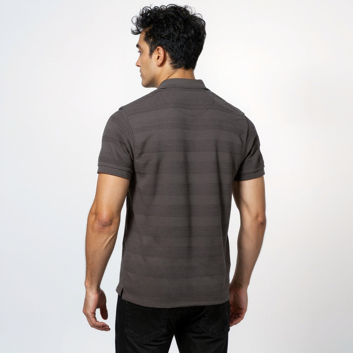 Regular Fit Structured Regular Length Polo T-Shirt