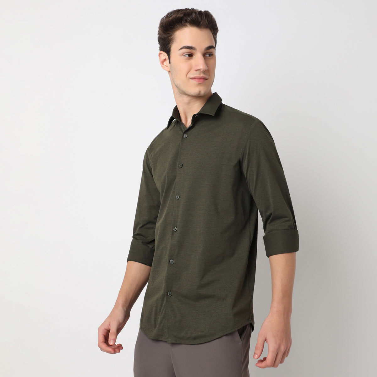 Slim Fit Modern Smart Travelator Shirt
