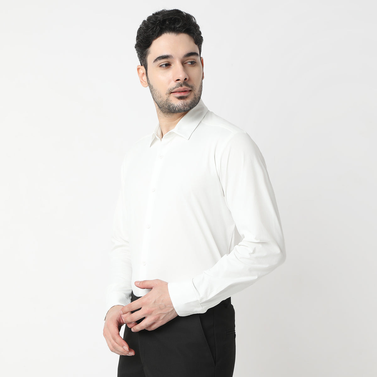 Slim Fit Modern Smart Travelator Shirt