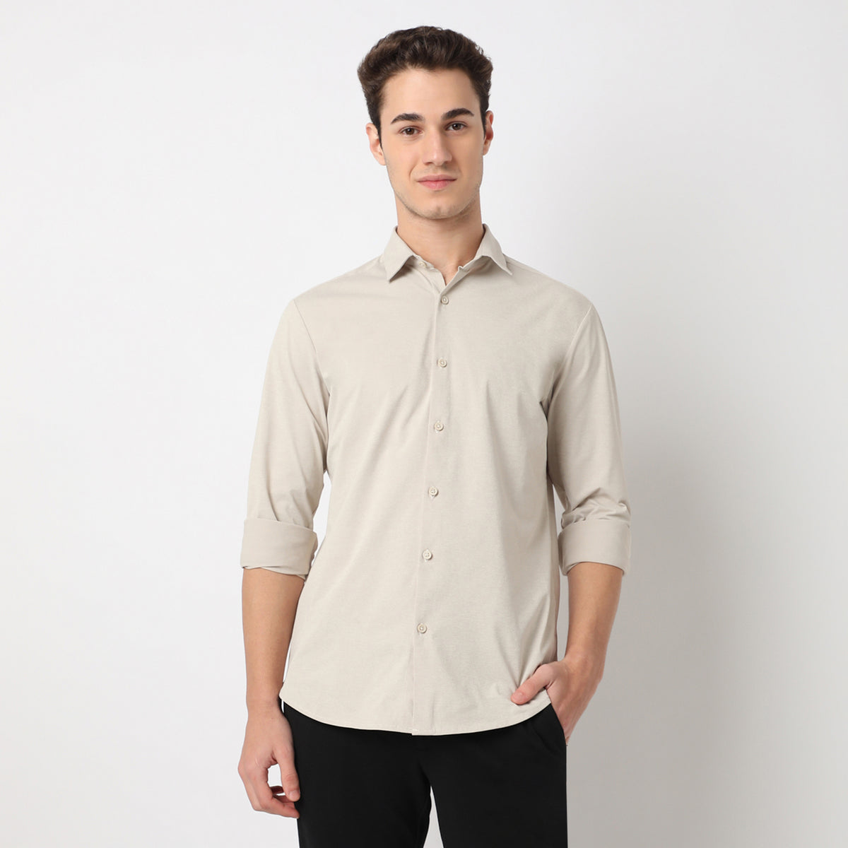 Slim Fit Modern Smart Travelator Shirt