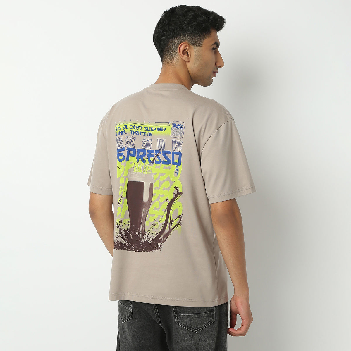 Oversize Graphic Crew Neck T-Shirt