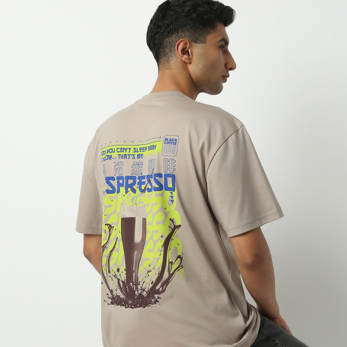 Oversize Graphic Crew Neck T-Shirt