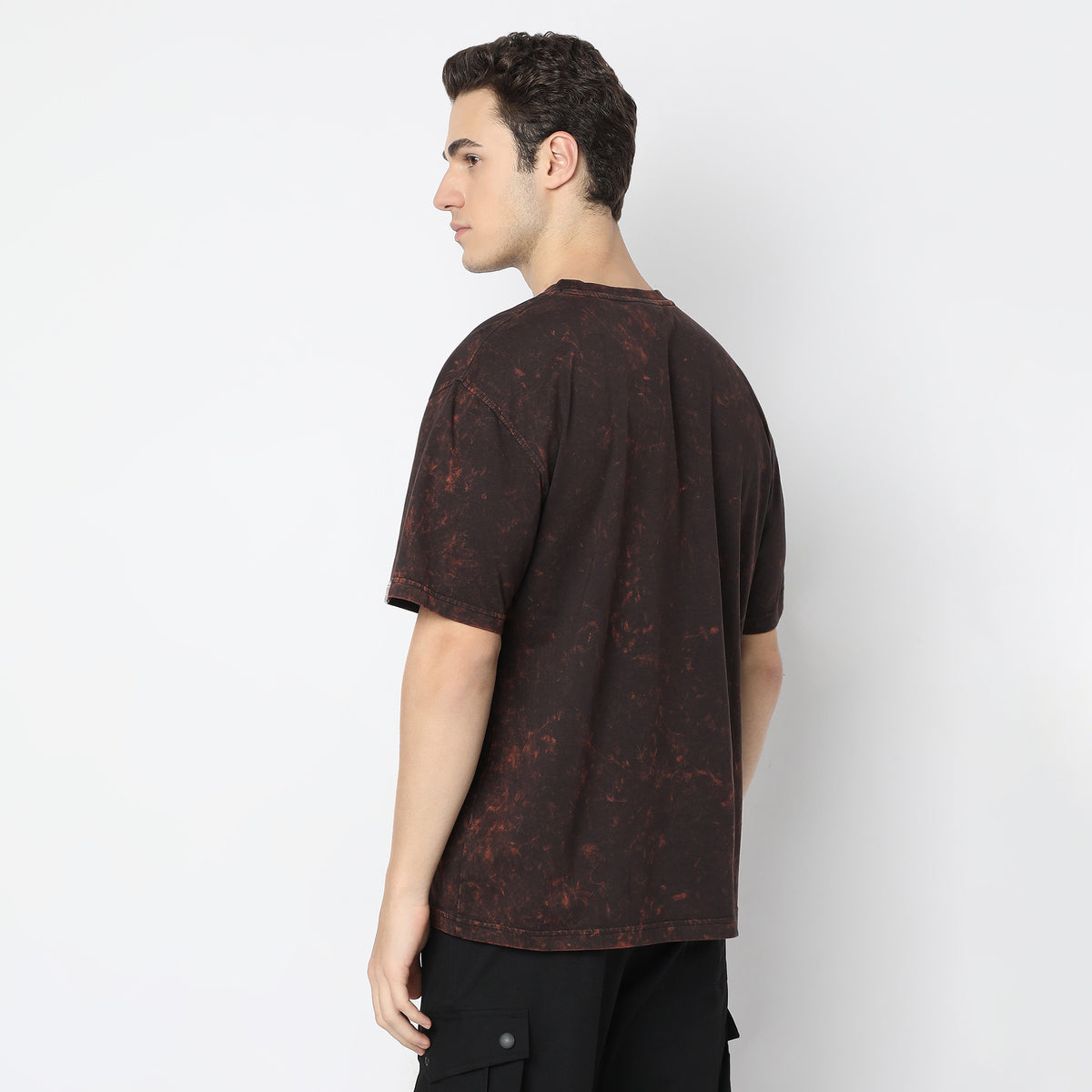 Oversized Crew Neck Modern Street Union Graphic T-Shirt