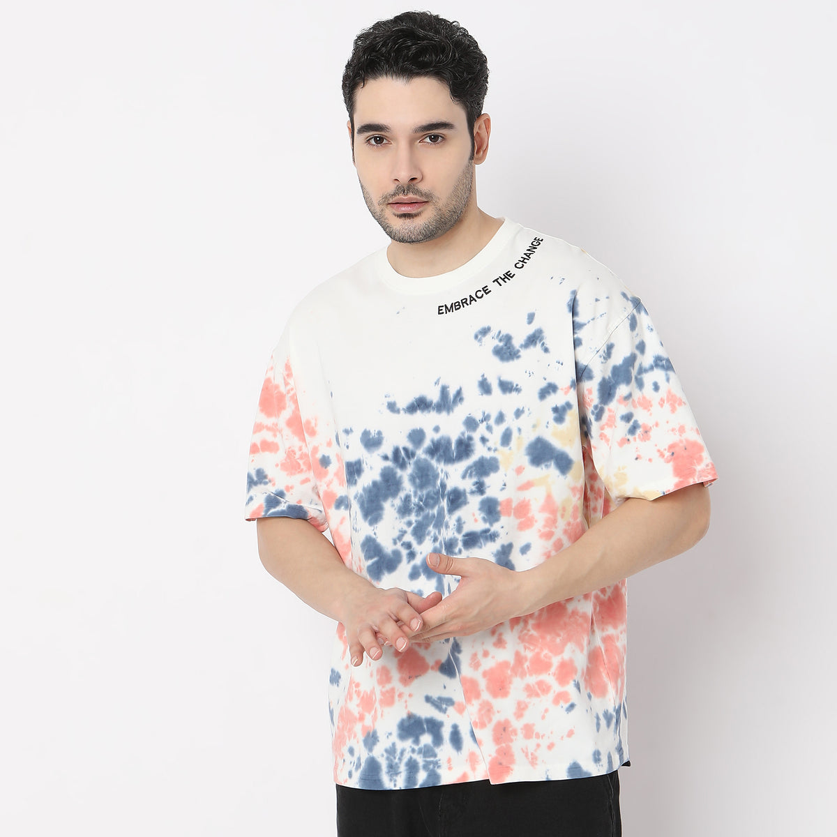 Oversize Tie - Dye Crew Neck Modern Street T-Shirt