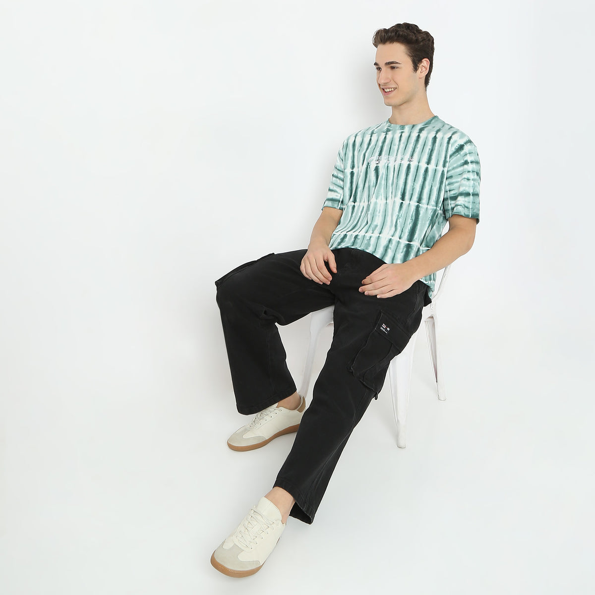 Oversize Tie - Dye Crew Neck Modern Street T-Shirt