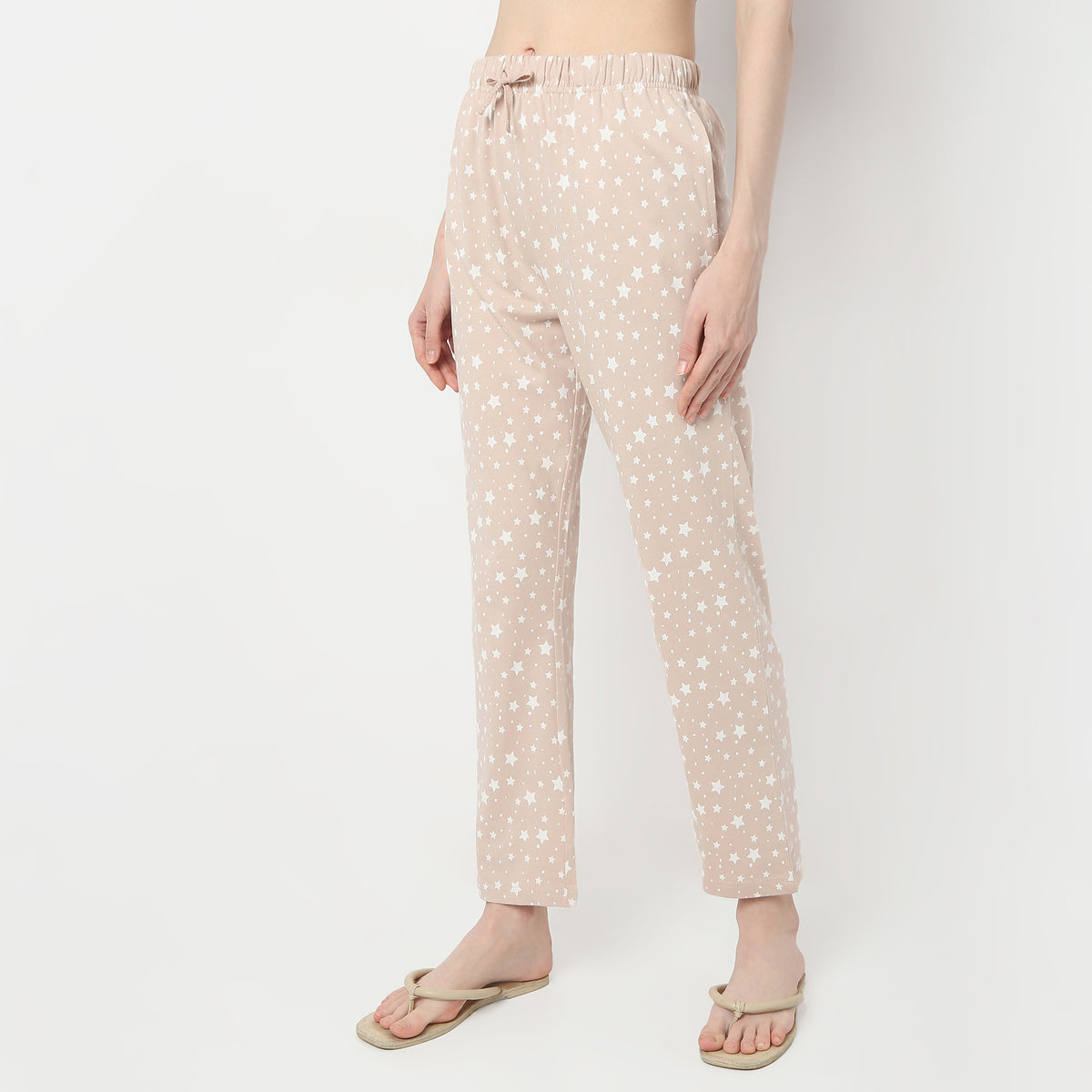 Regular Fit All Over Print Mid Rise Pyjamas