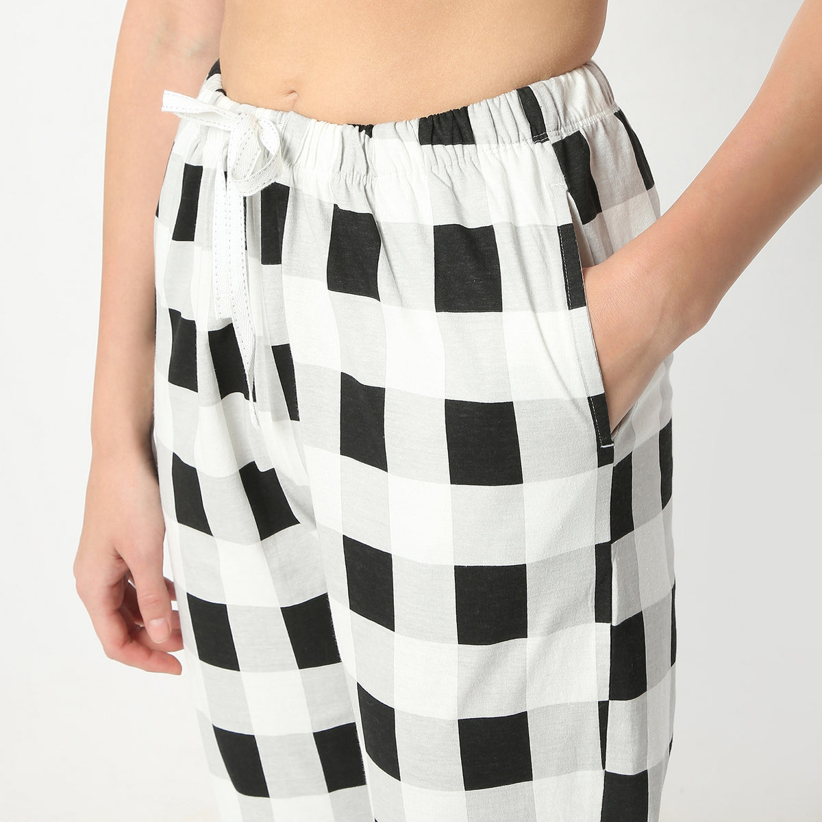 Regular Fit Printed Full Length Mid Rise Pyjamas