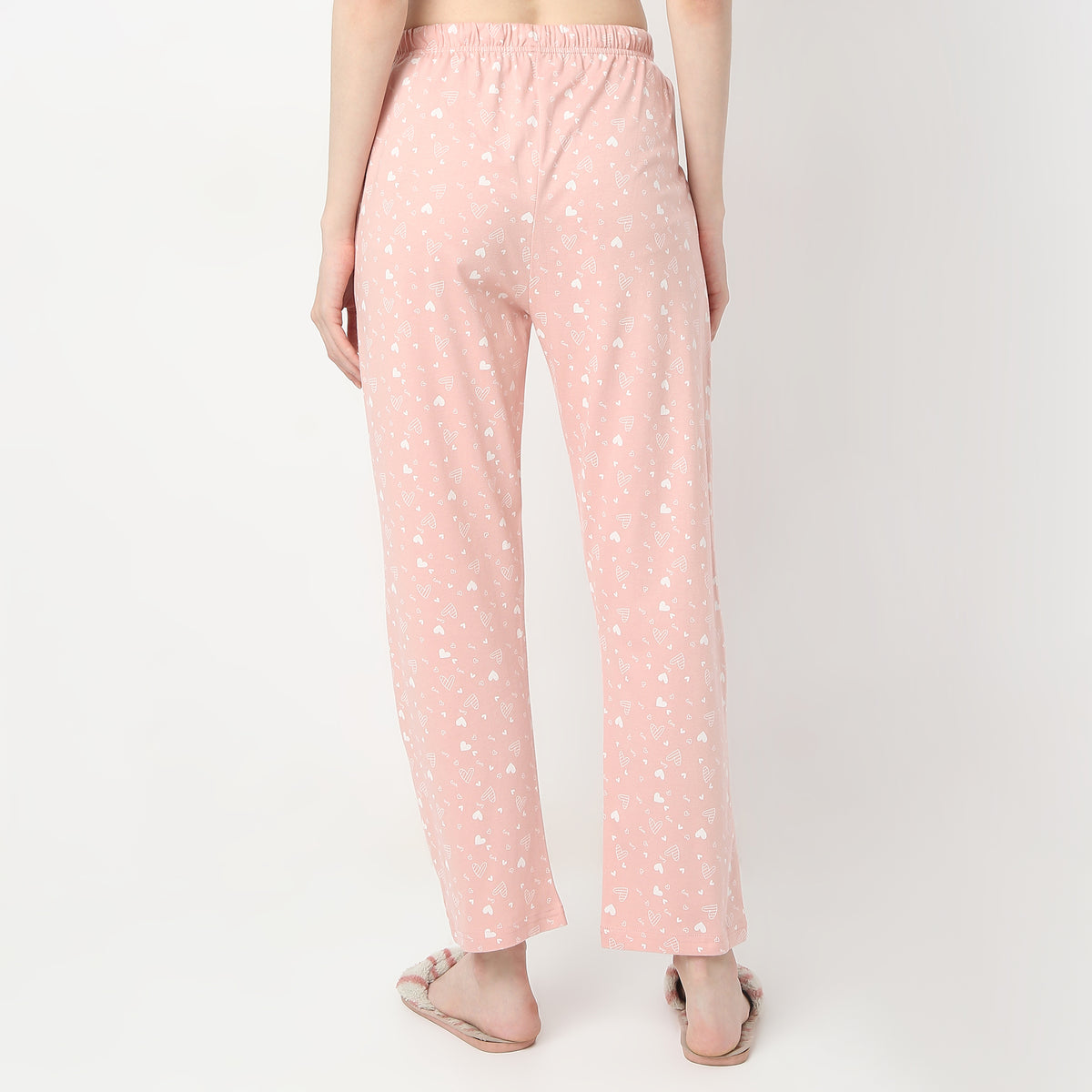Regular Fit Printed Mid Rise Pyjamas
