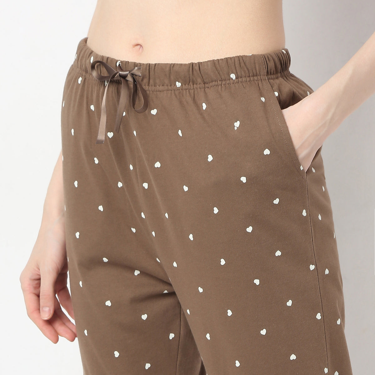 Regular Fit Printed Mid Rise Pyjamas