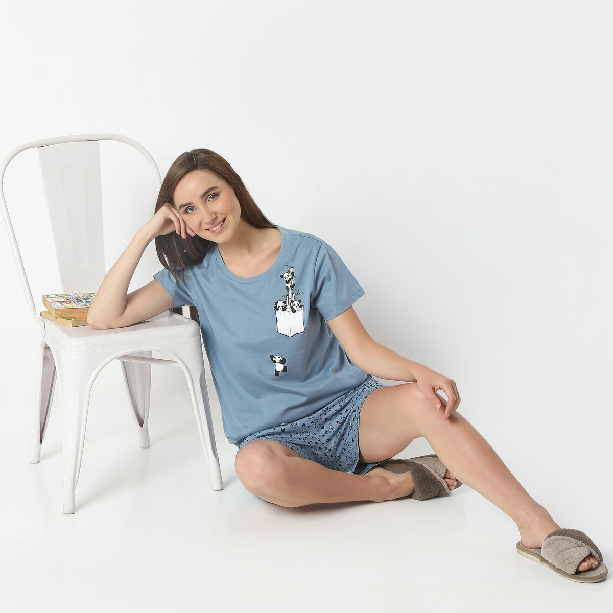 Regular Fit Printed Round Neck Regular Length T-Shirt