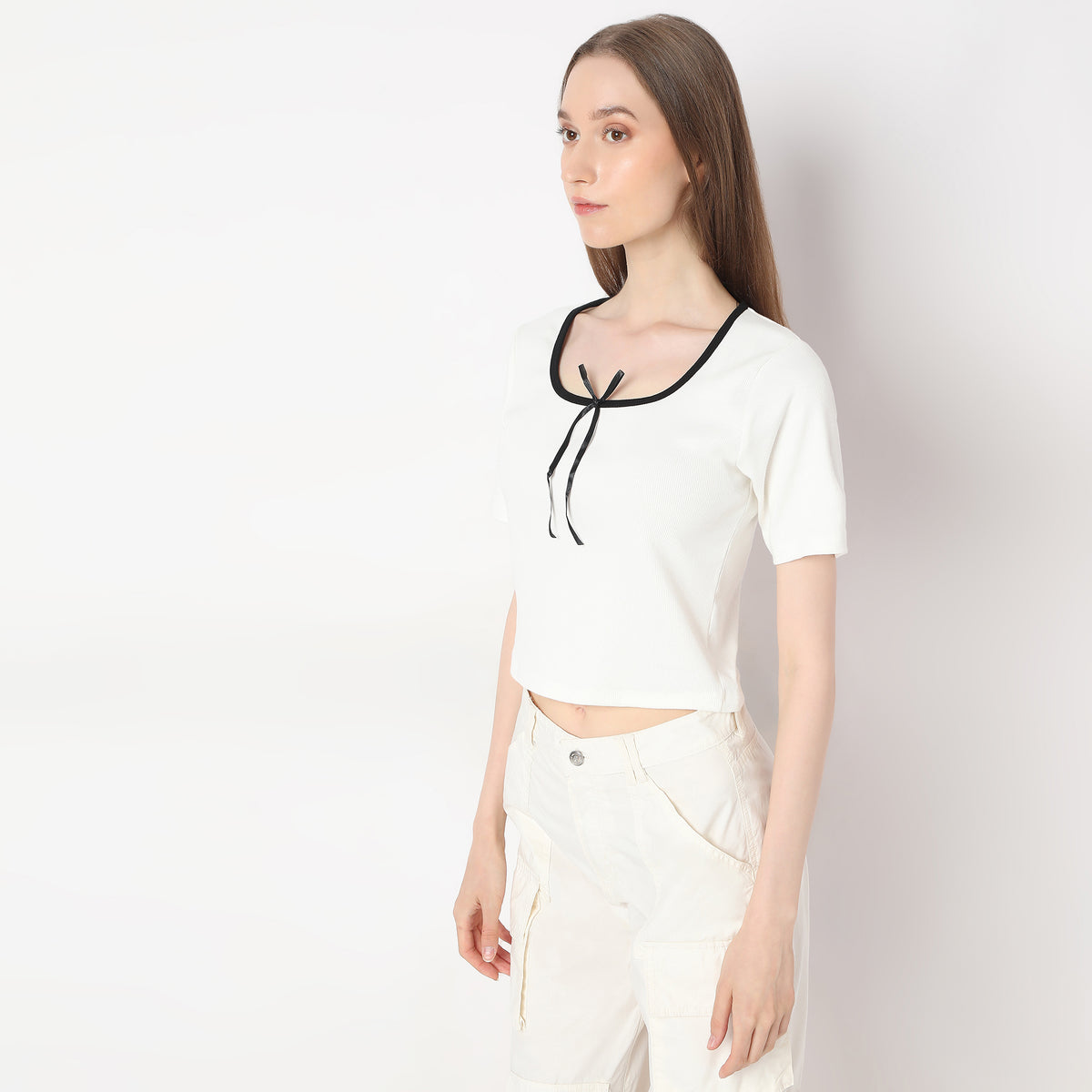 Slim Fit Solid T-Shirt