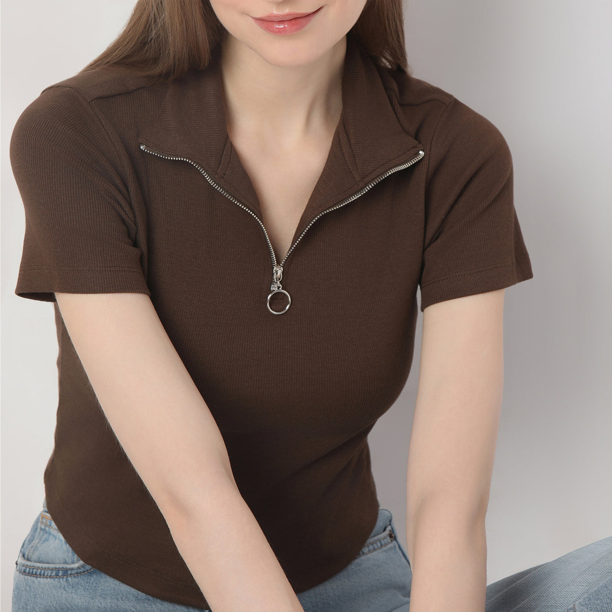 Regular Fit Solid T-Shirt