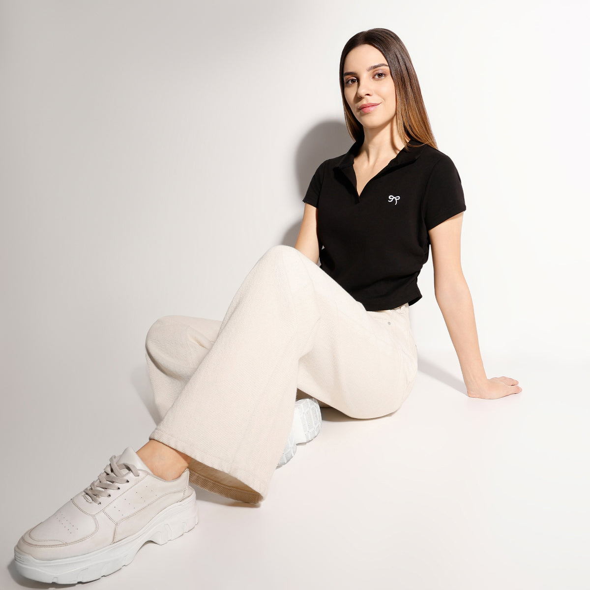 Slim Fit Solid Short Length T-Shirt